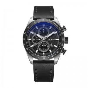 Expedition 6847 Silver Black Leather MCLTBBA